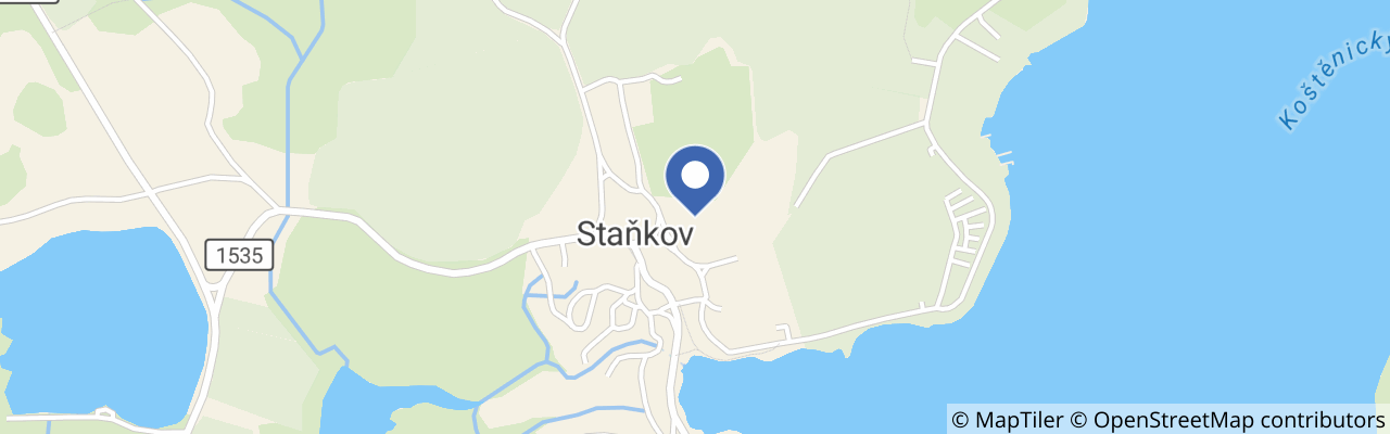 Mapa - Apartmány U Zlaté Rybky