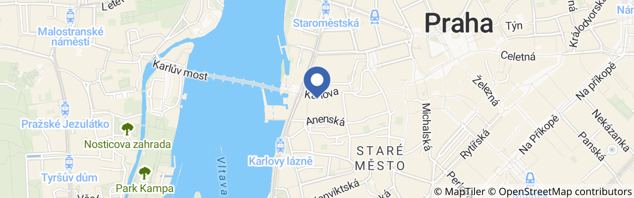 Mapa - Den otevřených dveří v Muzeu českého granátu