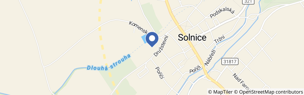 Mapa - Z pohádky do pohádky v Solnici