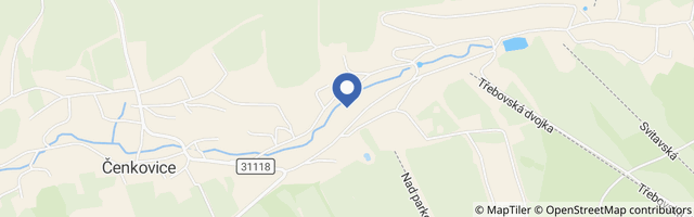 Mapa - Penzion Chata pod sjezdovkou