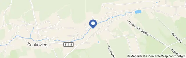 Mapa - Penzion Chata pod sjezdovkou