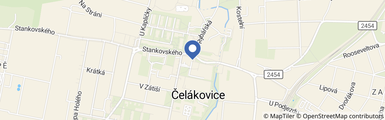 Mapa - Polabské trhy Čelákovice 2026