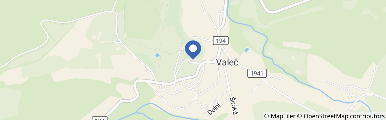 Mapa - Prohlídky historických sklepení Valečské pálenice s degustací