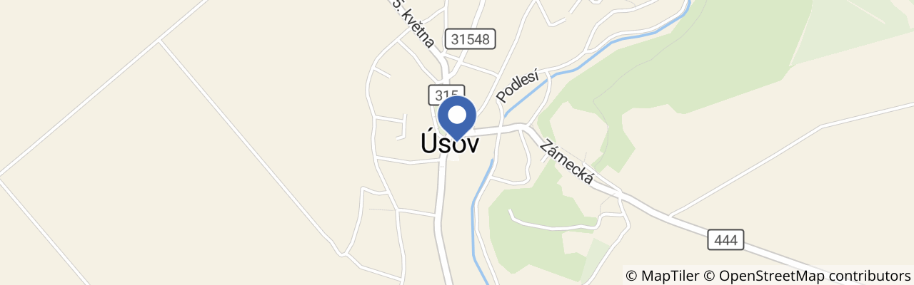 Mapa - Pouť Úsov 2026