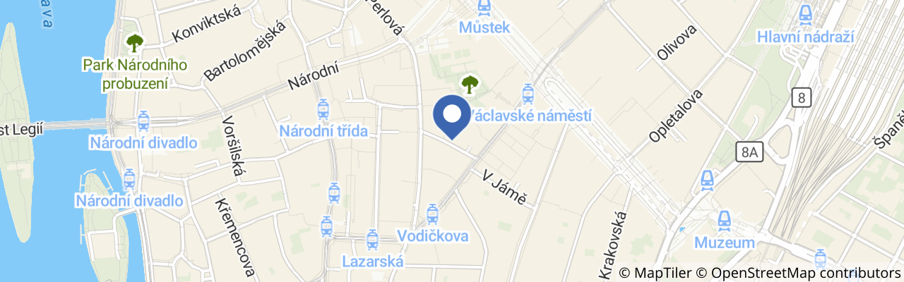 Mapa - Palacký a Ježek – Od národního obrození k Osvobozenému divadlu