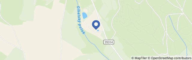 Mapa - Chata na Cihelně