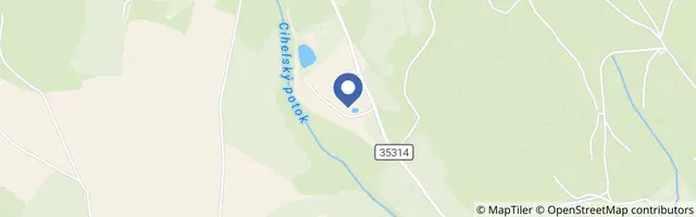 Mapa - Chata na Cihelně
