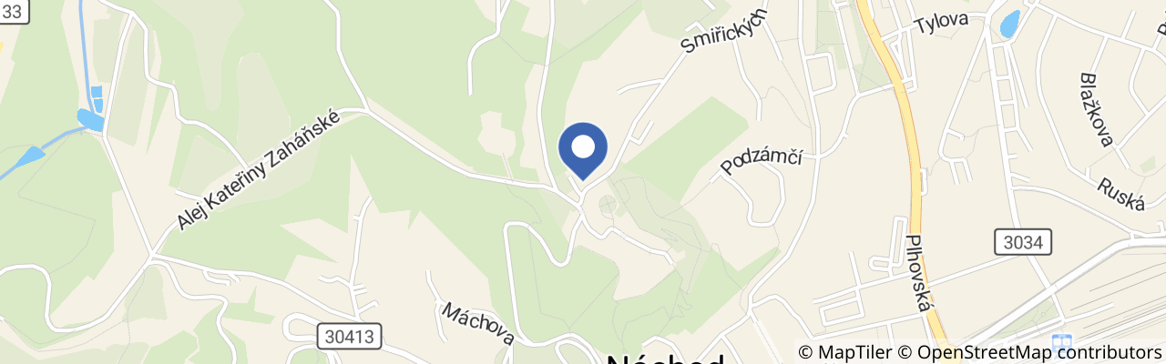 Mapa - Zámecký hotel U Rajských