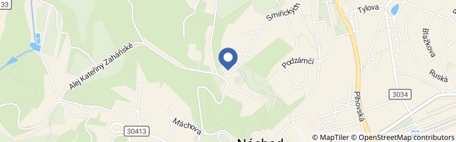 Mapa - Zámecký hotel U Rajských