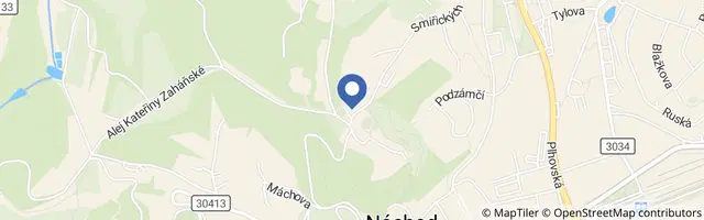 Mapa - Zámecký hotel U Rajských