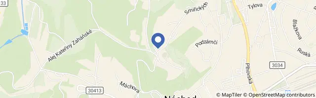 Mapa - Zámecký hotel U Rajských