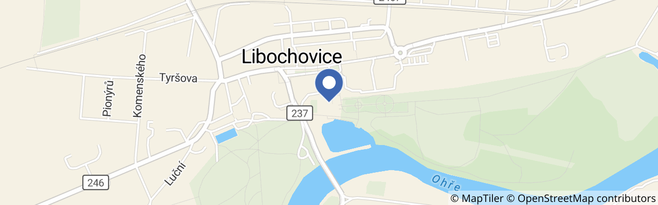 Mapa - Advent na zámku  Libochovice s Lucií, Mikulášem i čertem 2026