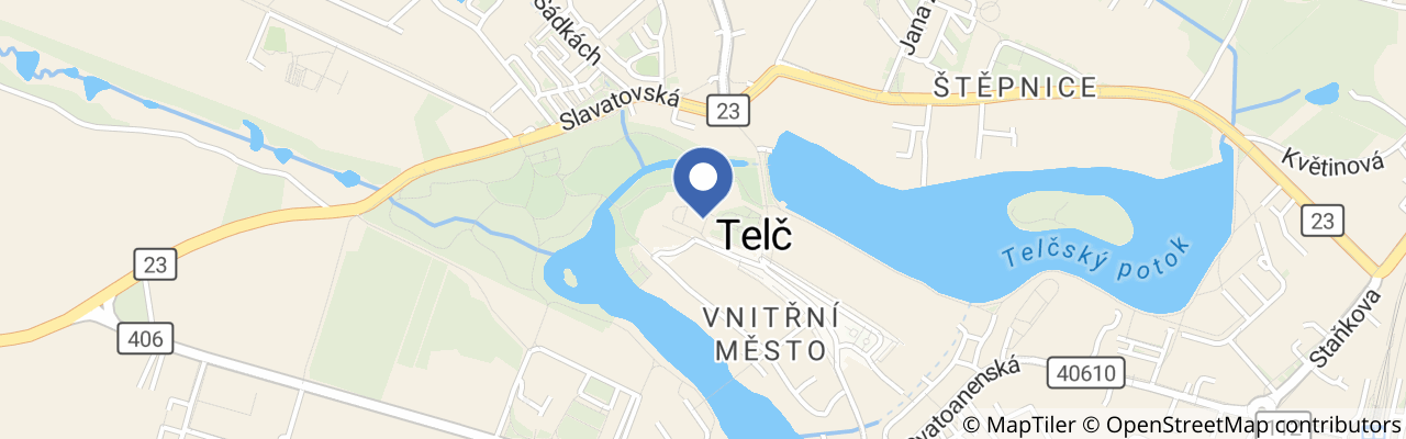 Mapa - Bílá paní na vdávání