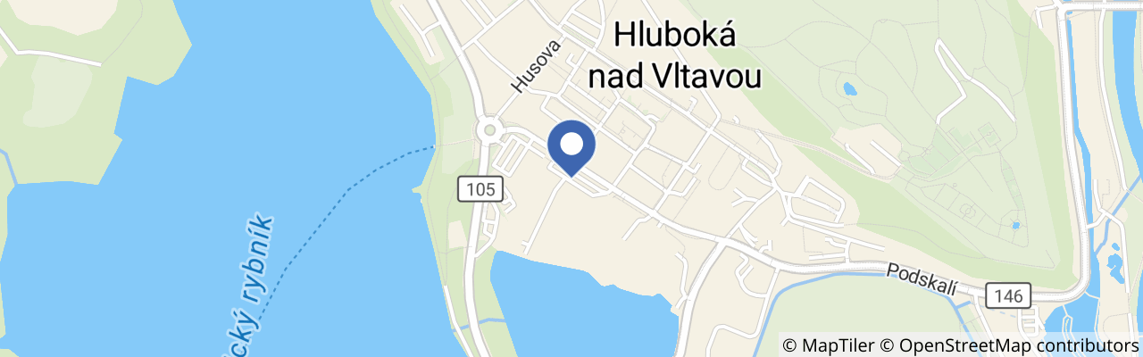 Mapa - Prohlídky s paní kněžnou – zámek Hluboká pro děti