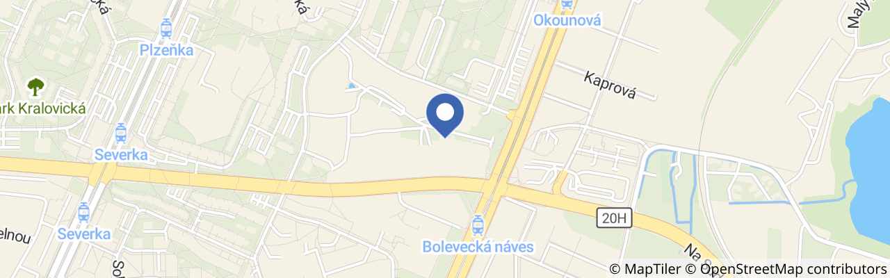 Mapa - Řez peckovin