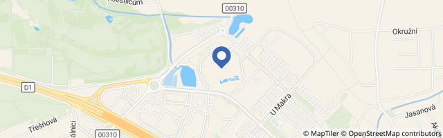 Mapa - Aquapalace Hotel Prague