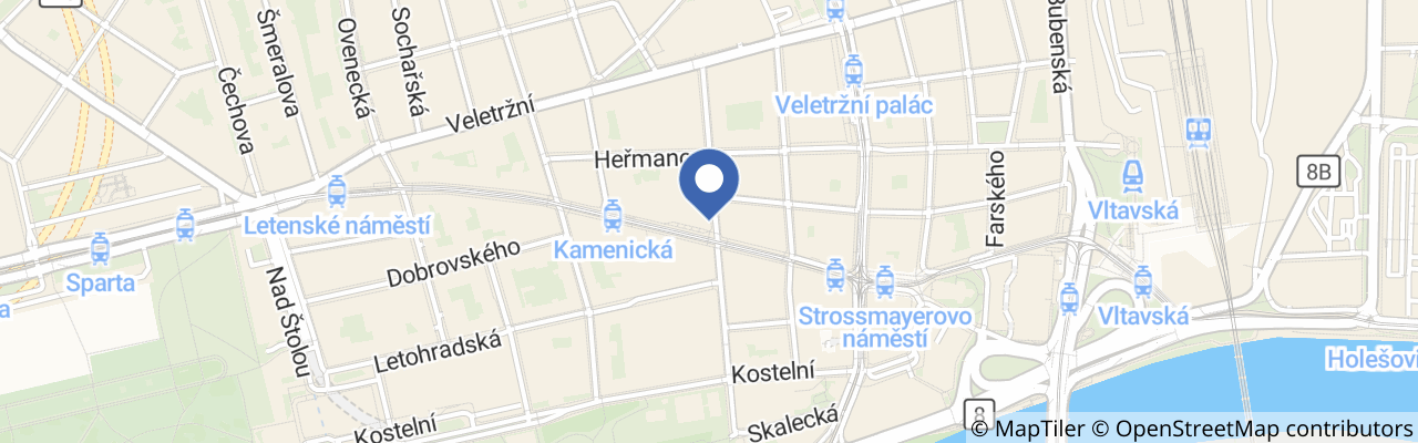 Mapa - RunCzech Birell Grand Prix Praha 2026