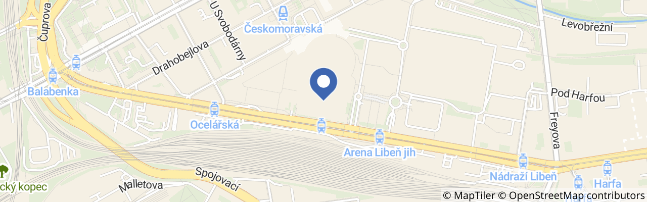 Mapa - Světový pohár 2028 – turnaj hokejových hvězd v Praze
