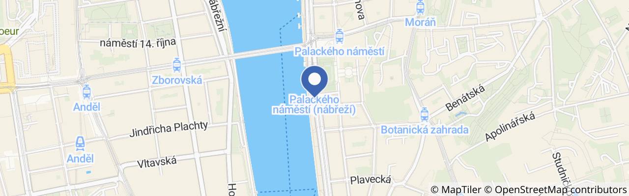 Mapa - Plavba na Slapy 2026