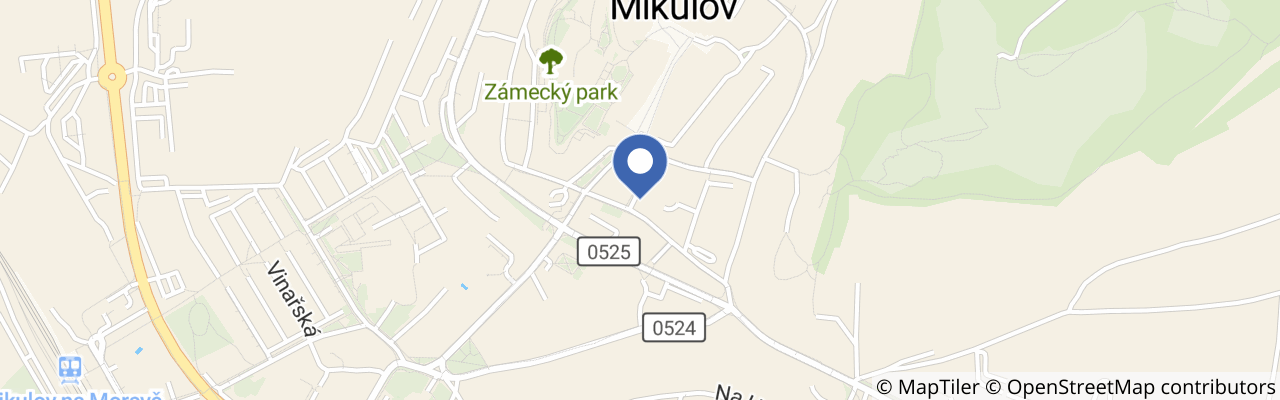 Mapa - Apartmány Vinařství Radosti