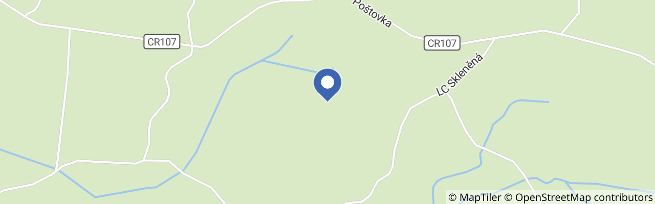 Mapa - Přírodní park Česká Kanada