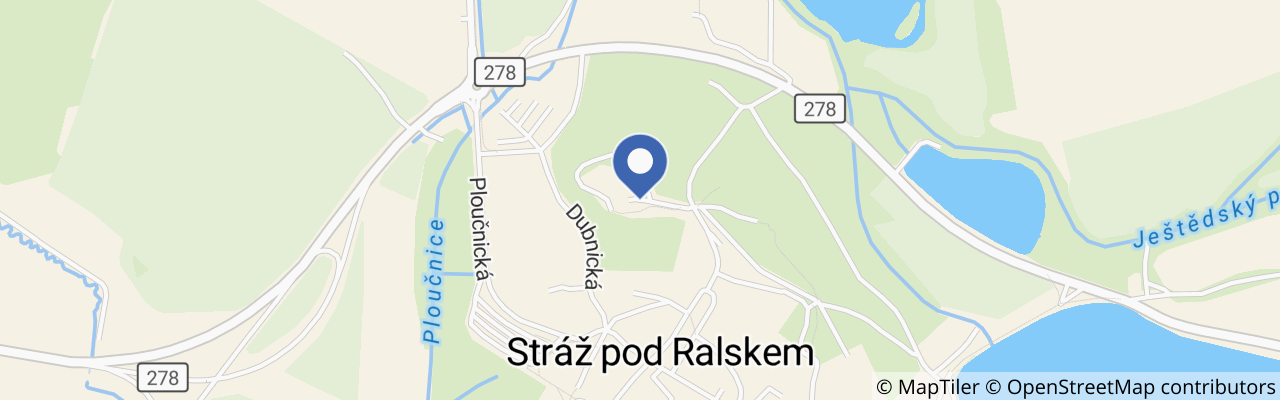 Mapa - Lampiónová slavnost na zámku Vartenberk