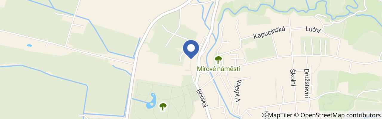 Mapa - Popelčiny vánoční trhy na zámku Zákupy
