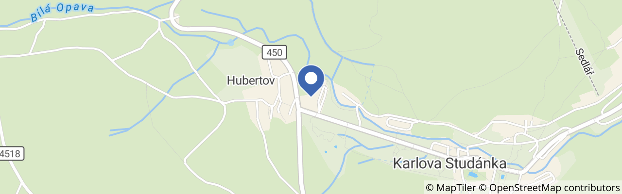 Mapa - Poklad Karlovy Studánky