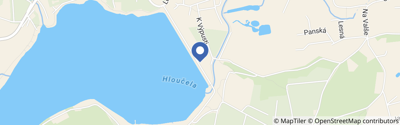 Mapa - Plumlovská přehrada