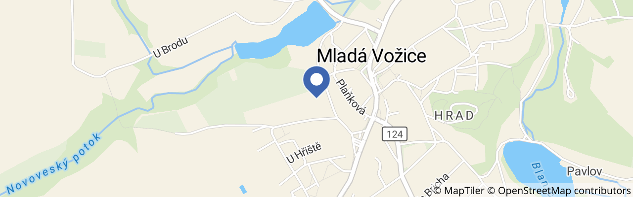 Mapa - Apartmány Zelená zahrada