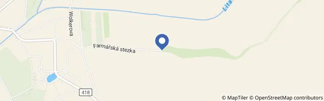Mapa - Farma u Staré hory
