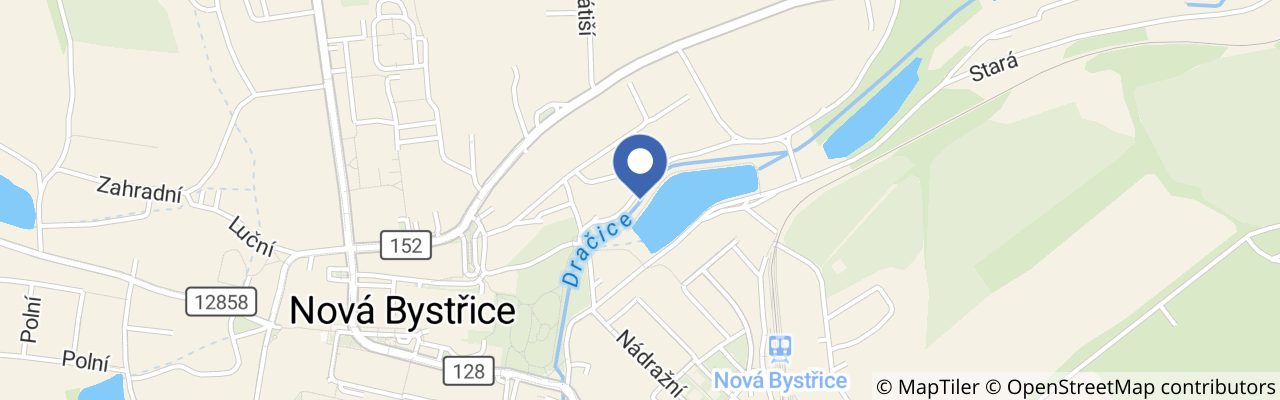 Mapa - Naučná stezka kapříka Metlíka