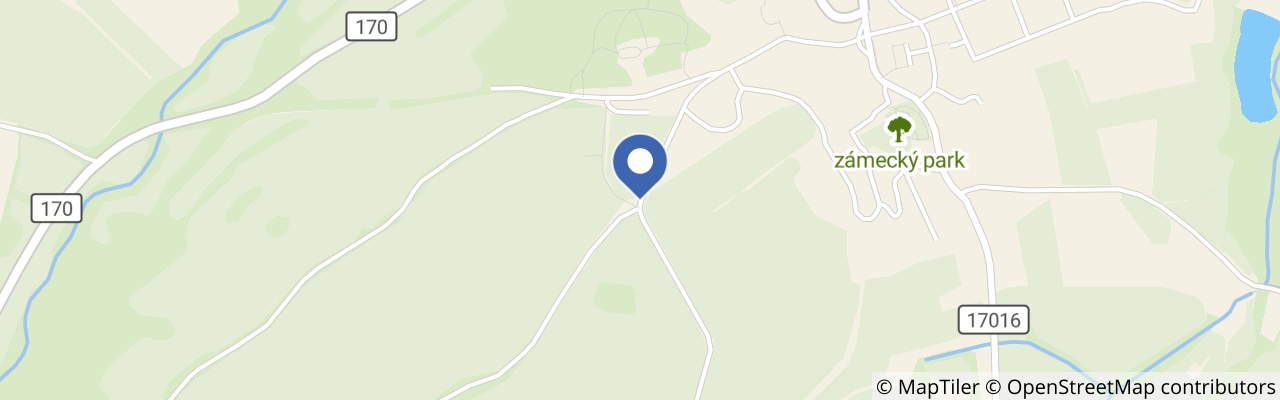 Mapa - Včelí stezka u Čestic