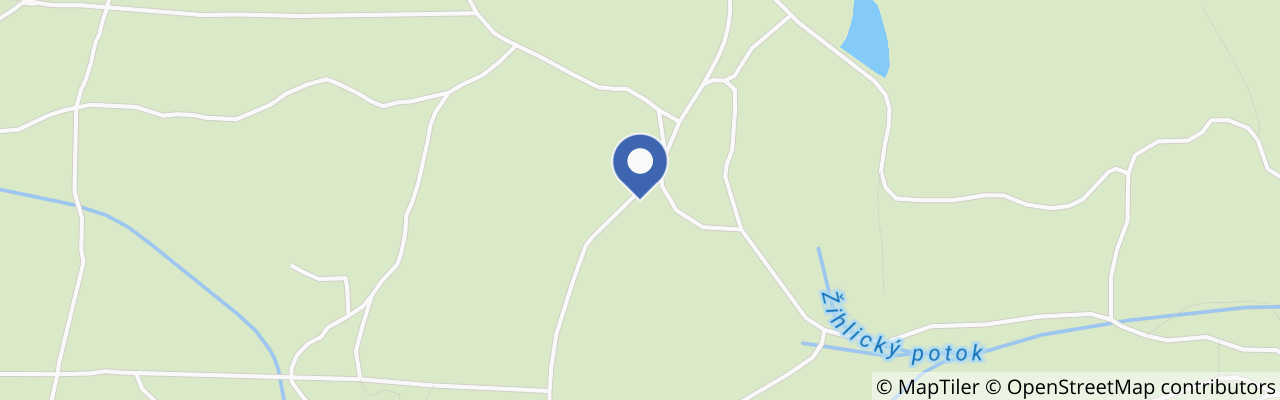 Mapa - Viklan, skalní útvary Bába a Děd