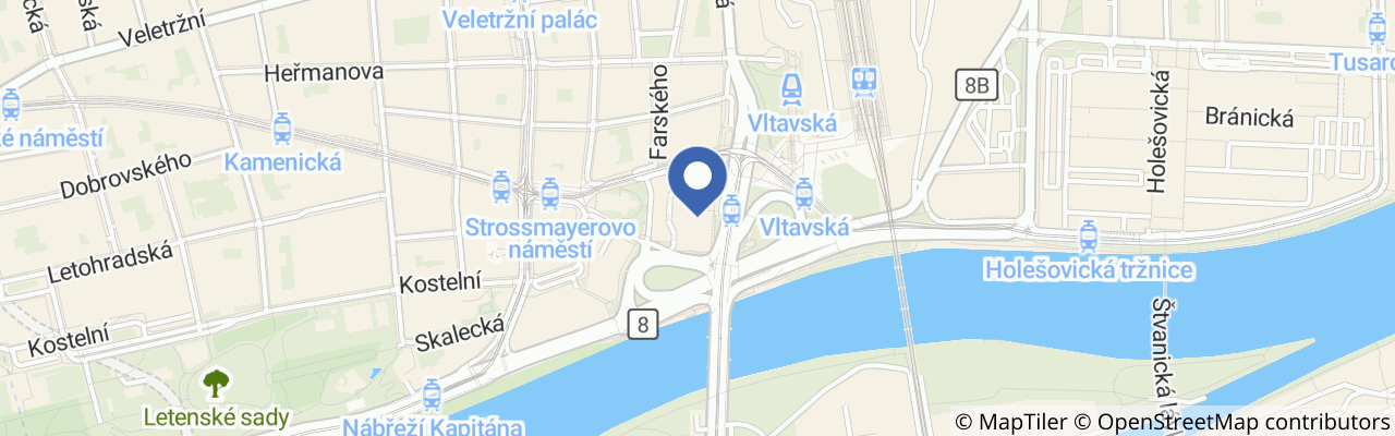 Mapa - Albi game day Prague