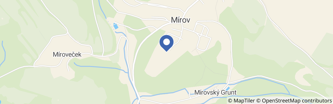 Mapa - Naučná stezka pod Hradem Mírov