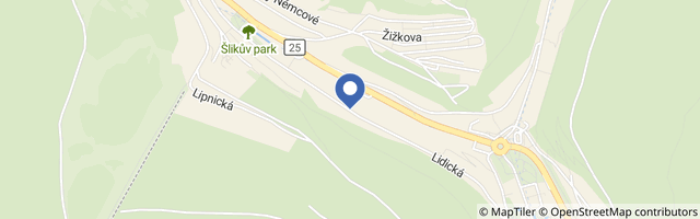 Mapa - Vila Jáchymov