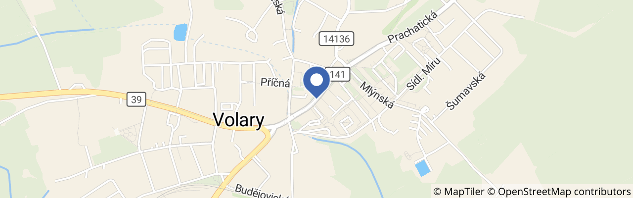 Mapa - Volarské slavnosti dřeva