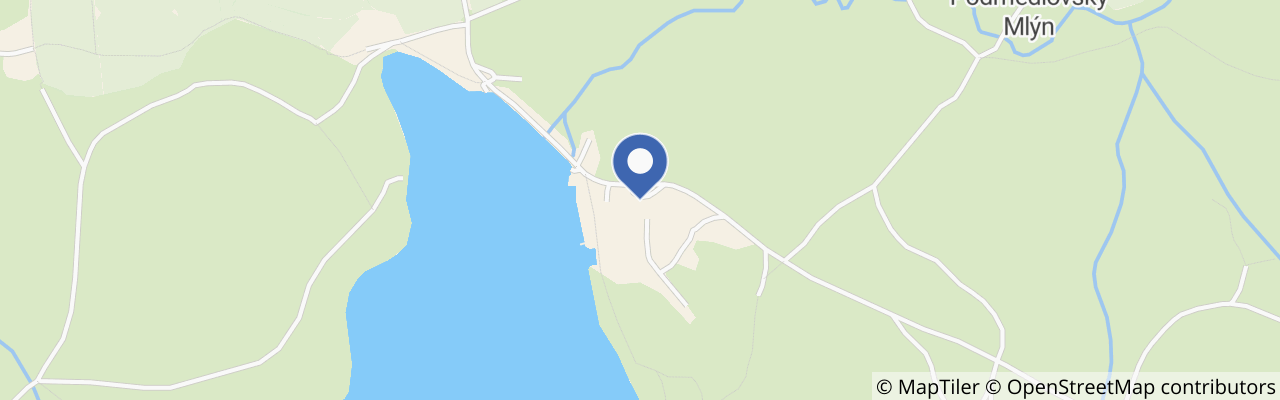 Mapa - Pohádkový les u rybníka Medlov