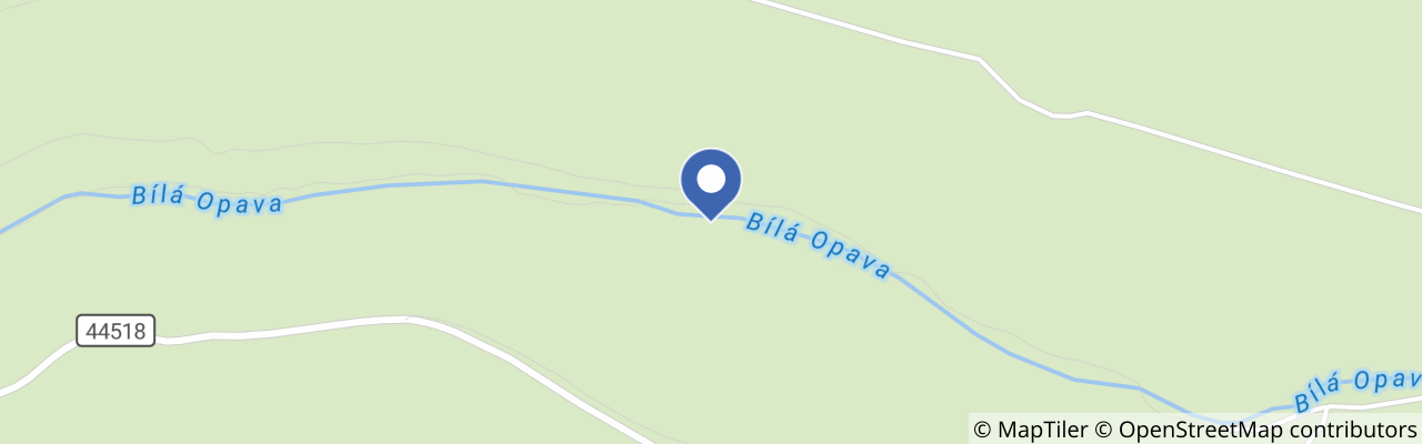 Mapa - Naučná stezka Bílá Opava