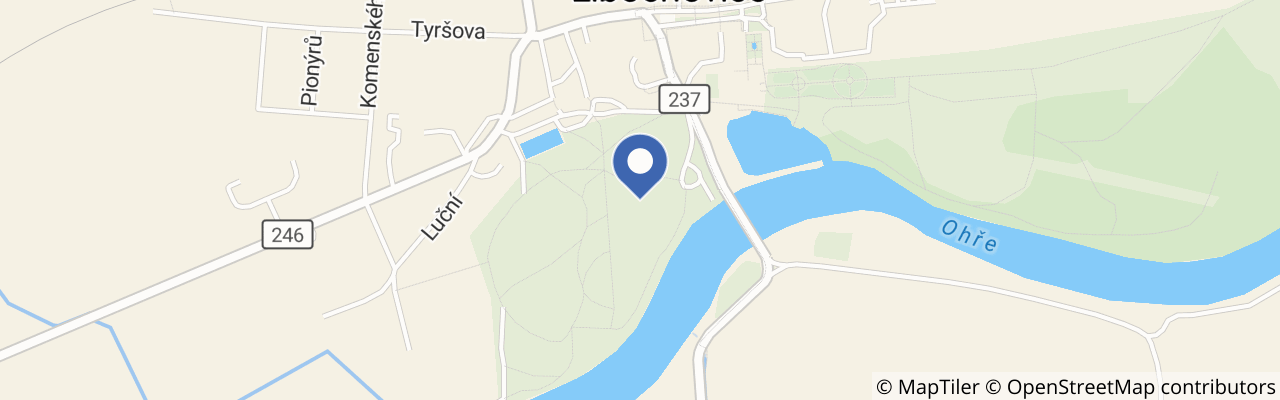 Mapa - Rozloučení s prázdninami v Libochovicích
