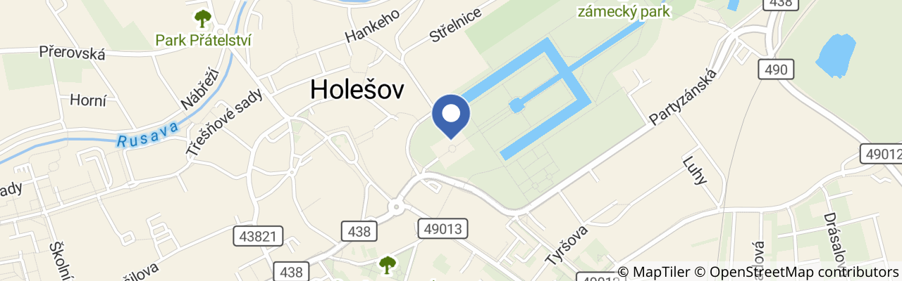 Mapa - Dožínky a loučení s prázdninami v Holešově