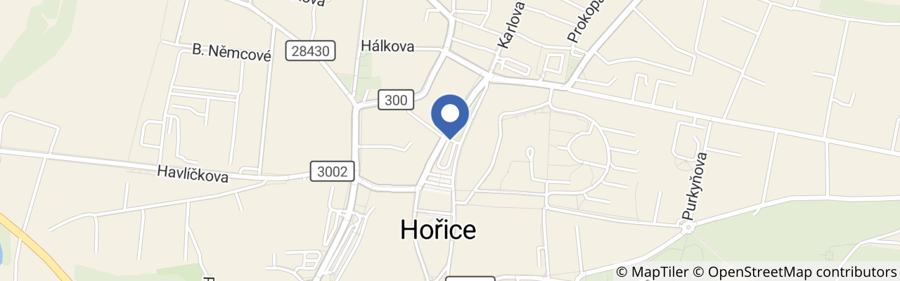Mapa - Slavnosti Hořických trubiček