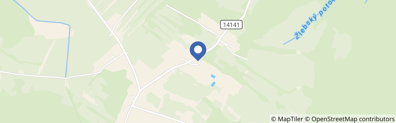 Mapa - Penzion Farma Žleby