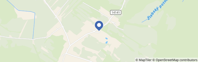 Mapa - Penzion Farma Žleby