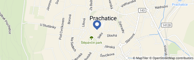 Mapa - Pivovar Prachatice