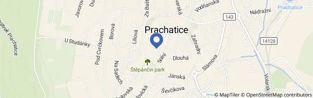 Mapa - Pivovar Prachatice