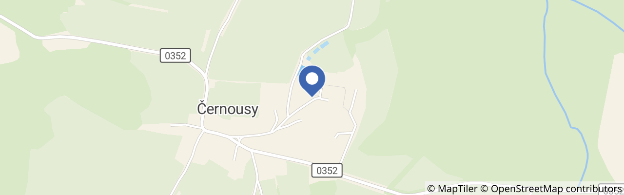 Mapa - Zámecký Dvůr Černousy