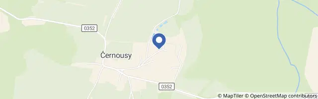 Mapa - Zámecký Dvůr Černousy