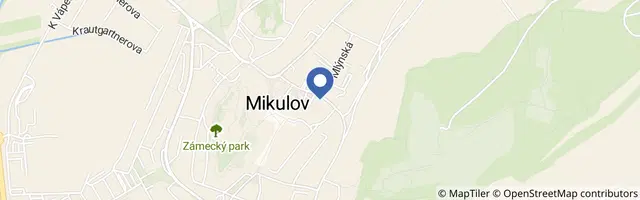 Mapa - Apartmány U Měšťana